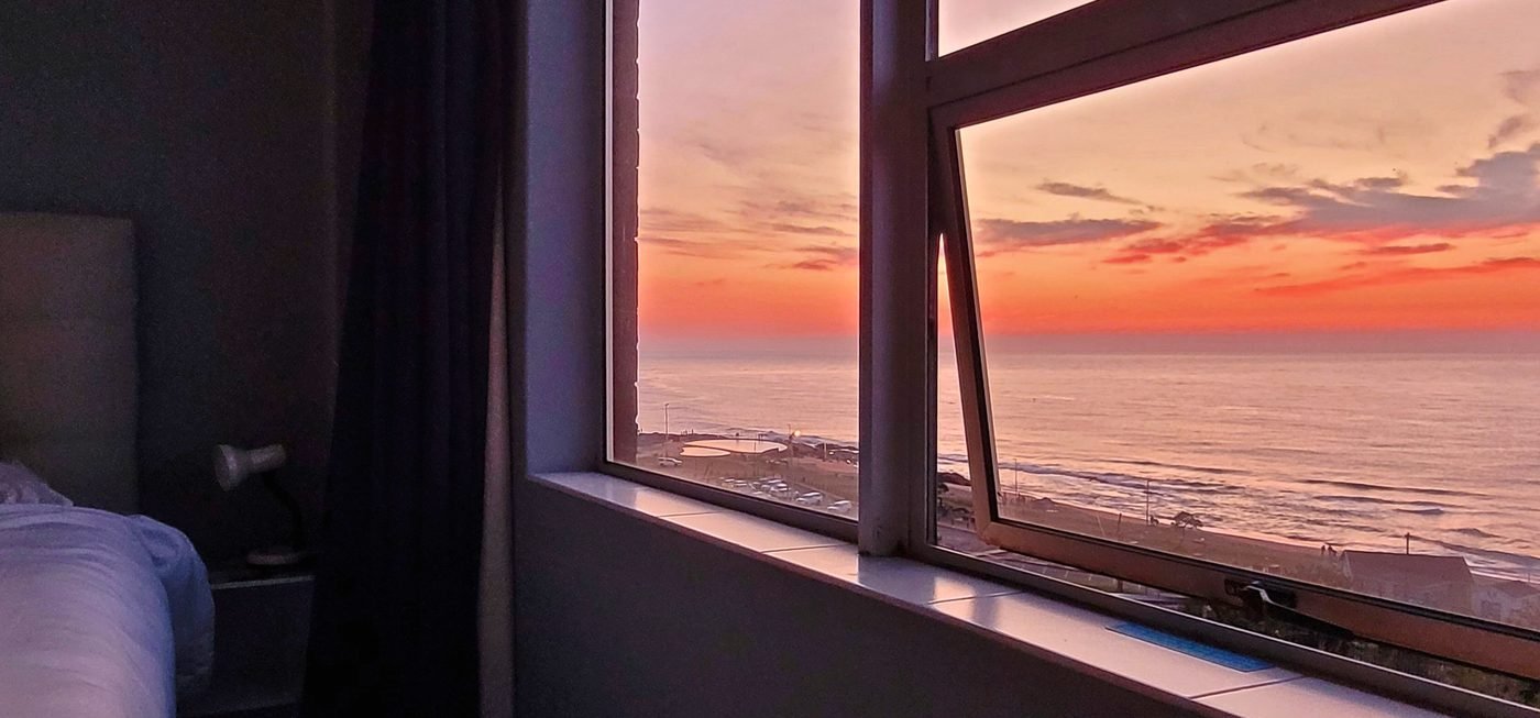Piece of Paradise — sunrise view from the bedroom window